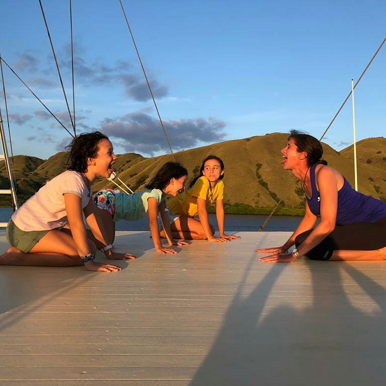 Exotic Yoga Retreat in Komodo Liveaboard Sailing
