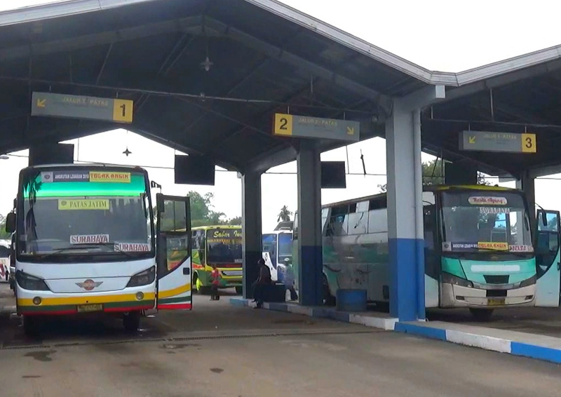 bus station in indonesia