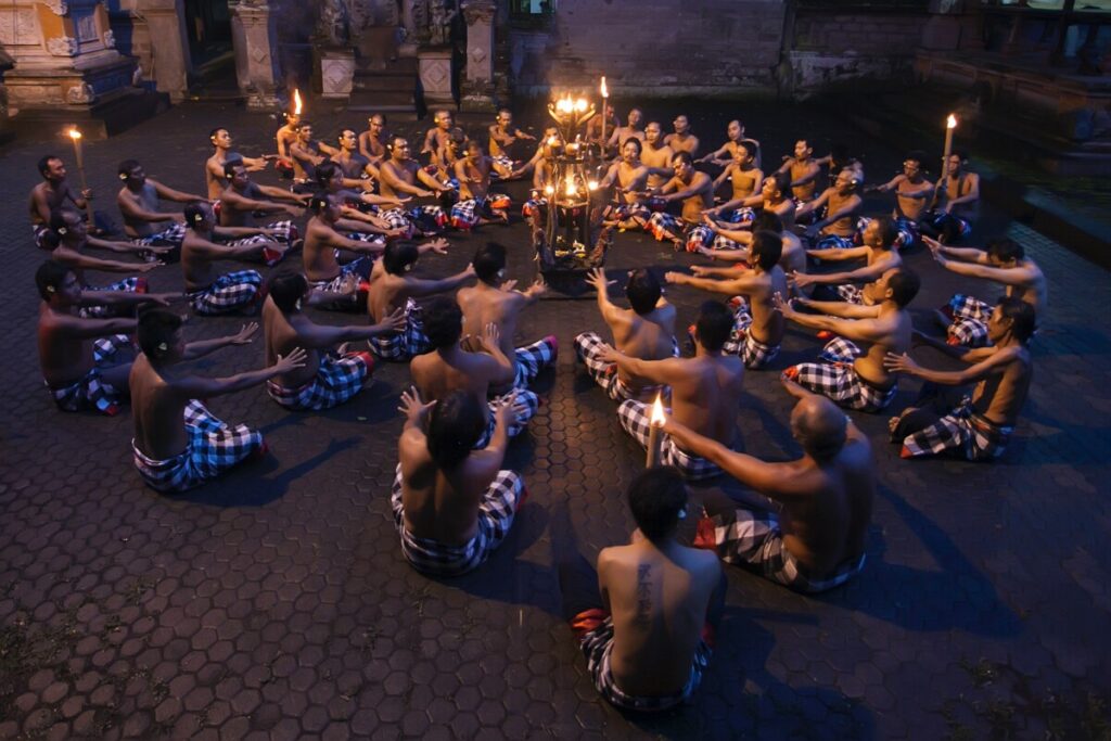 kecak dance can you see while you stay at best resort in Bali