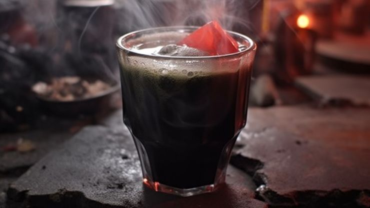 Kopi Joss is coffe culture from Java, a unique smoky coffee made by adding a burning piece of charcoal.